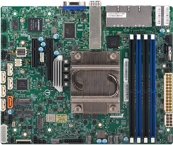 A3SSV-8C-SPLN10F Embedded Flex ATX form factor motherboa