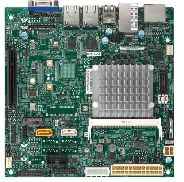 Embedded Apollo Lake-I mITX,7 Year,Dual 1GbE,M.2, 2x