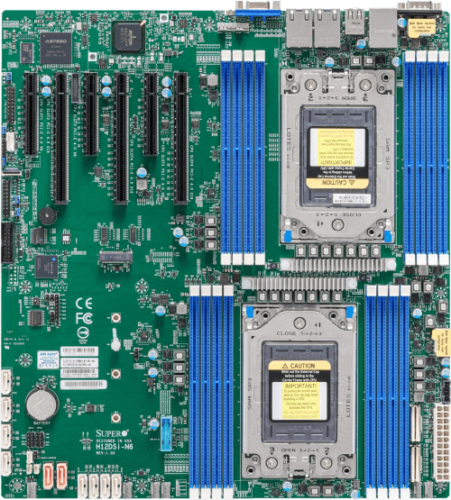 H12 AMD DP Rome/Milan platform with socket SP3CPU,SoC16