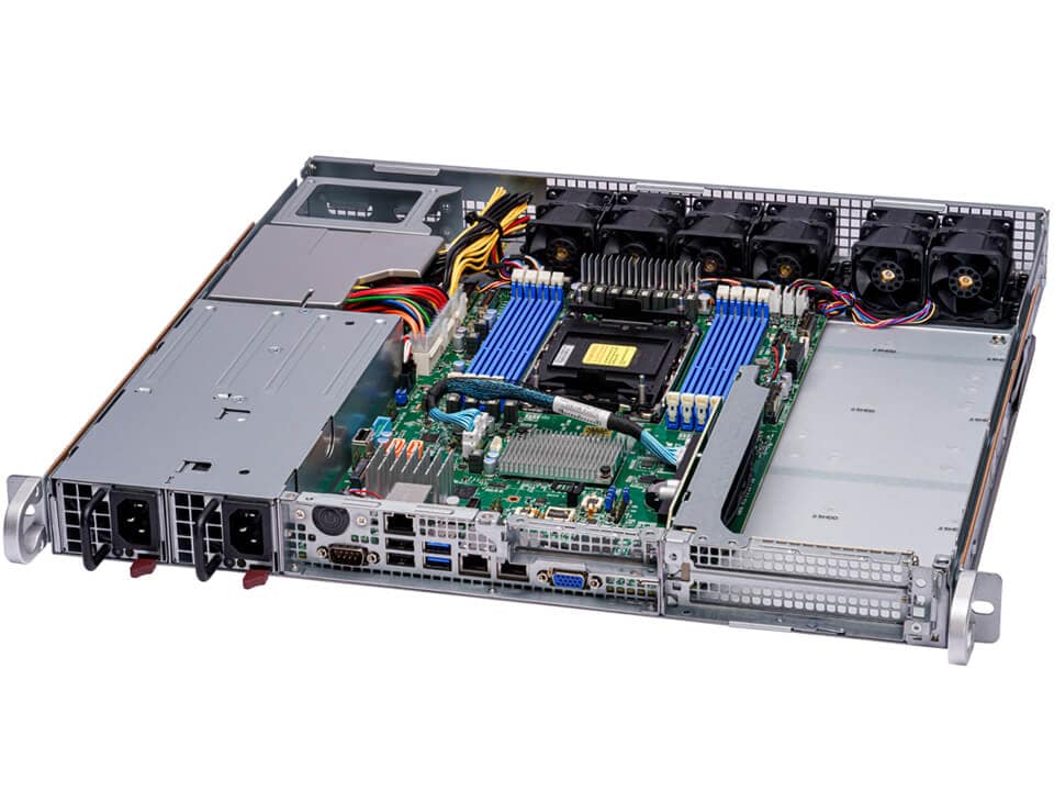 Xeon SPR Compact 1U,X13SEW-TF,CSE-515B,Titanium PSU