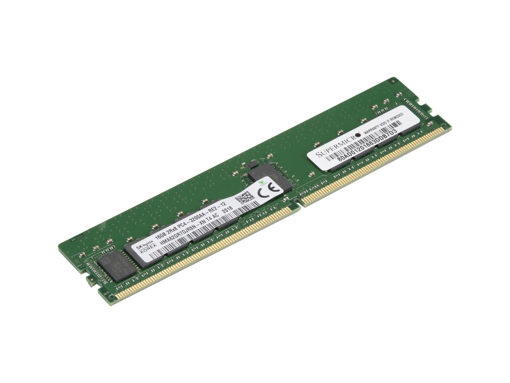 16GB DDR4-3200 2Rx8 LP ECC RDIMM,HF,RoHS