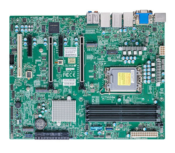 X13SAE-F,ATX,LGA1700,Intel W680 Chipset,4x DIMM/ECC or n