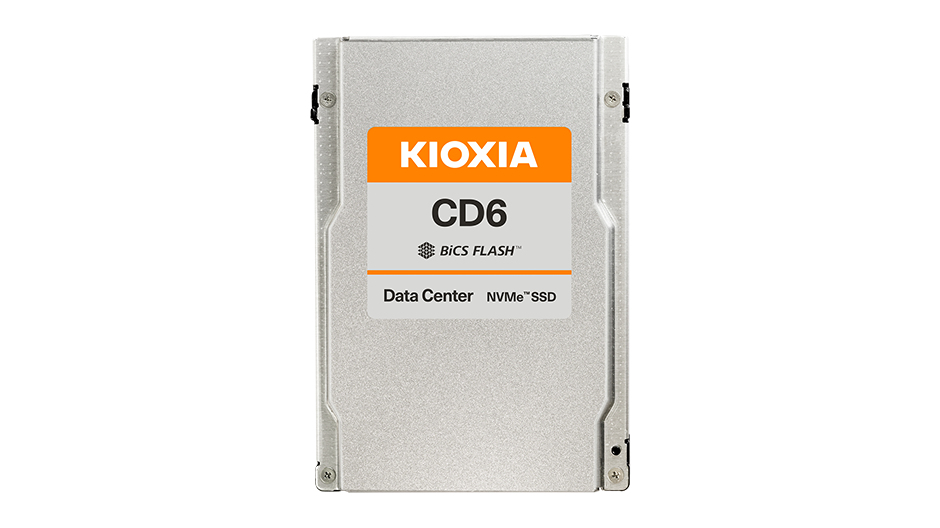 Kioxia CD6-R 15.36TB NVMe PCIe4x4 2.5" 15mm SIE 1DWPD 5YR