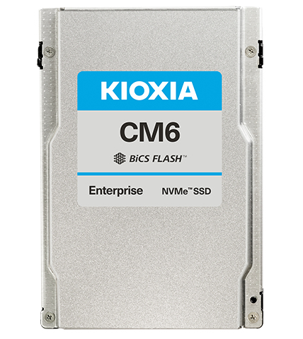 Kioxia CM6-R 15.36TB NVMe PCIe4x4 2x2 2.5" 15mm SIE 1DWPD 5Y