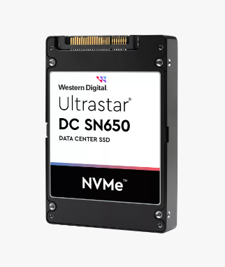 WD/HGST Ultrastar SN650 15.36TBNVMePCIe4U.3 15mmISE1DWPD