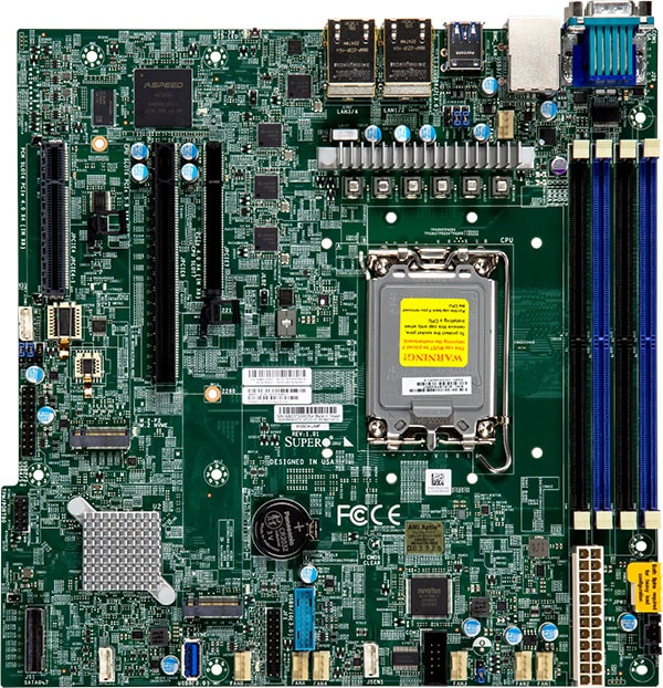 X13 Server MicroATX,Catlow,UP,RPL-E Xeon E,LGA1700,C266