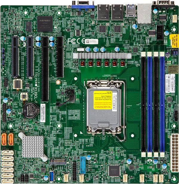 X13 Server MicroATX, Catlow, UP, RPL-E Xeon E, LGA1700,