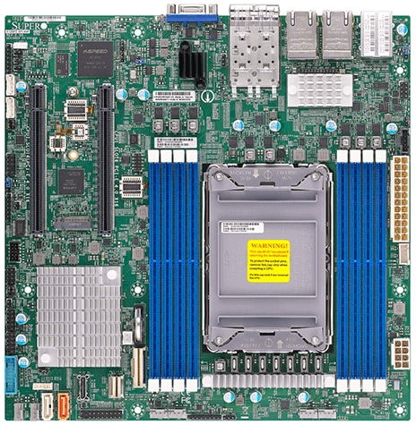 X12SPZ-SPLN6F,uATX,LGA-4189 SKT-P+IntelC621A,8xDDR43200M