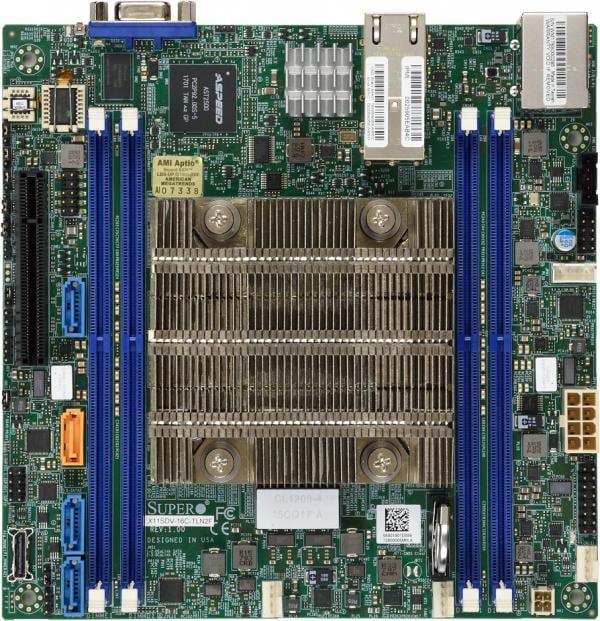 X11SDV-4C-TLN2F,Embedded Xeon-D Mini ITX,4 Core,Dual 10G