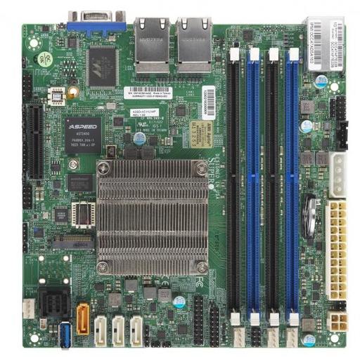 [MBD-A2SDI-4C-HLN4F-B] A2SDi-4C-HLN4F,Embedded Denverton mITX,4 Core,Quad 1GbE