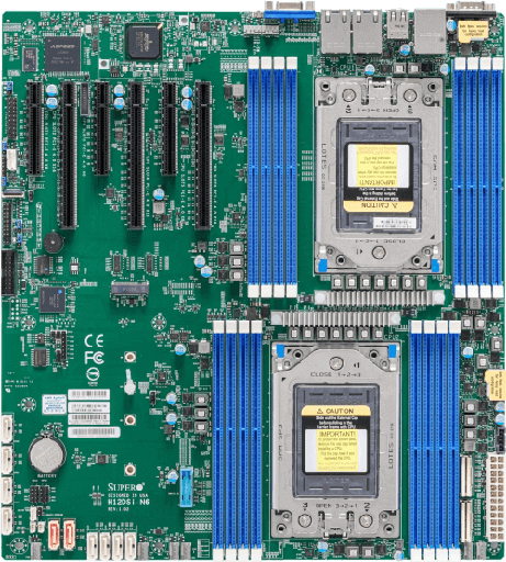 [MBD-H12DSI-N6-O] H12 AMD DP Rome/Milan platform with socket SP3CPU,SoC16