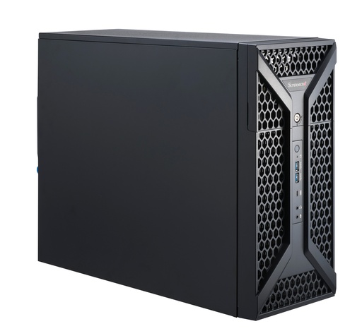 [CSE-735D4-668B] Black SC735D4 Desktop Chassis W 668W, HF,RoHS