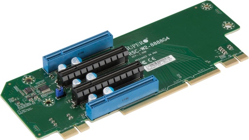 [RSC-W2-8888G4] 2U LHS WIO Riser card with four PCI-E 4.0 x8 slots,HF,RoHS