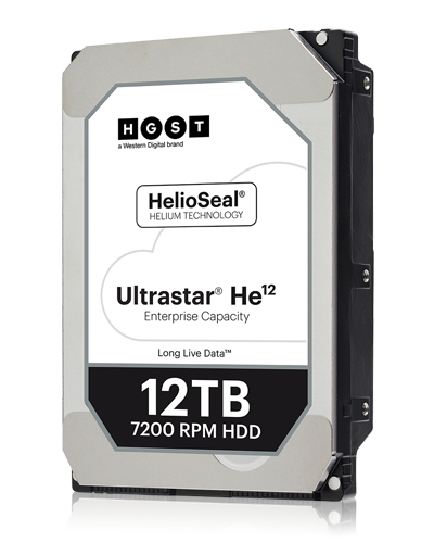 [HUH721212AL5200] HGST/WD 3.5" 12TB SAS 12Gb/s 7.2K 256M 0F29530 512e ISE