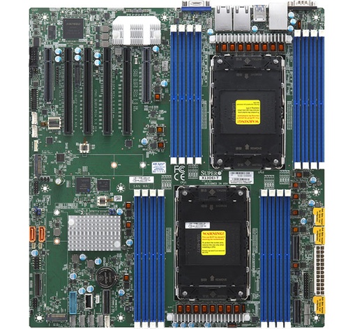 [MBD-X13DEI-T-B] X13 Mainstream DP MB with 16DIMM DDR5, X710-AT2, AST2600