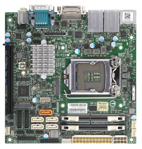 [MBD-X11SCV-Q-O] X11SCV-Q, Mini ITX,Coffeelake PCH Q370,LGA1151,PCIex16,M