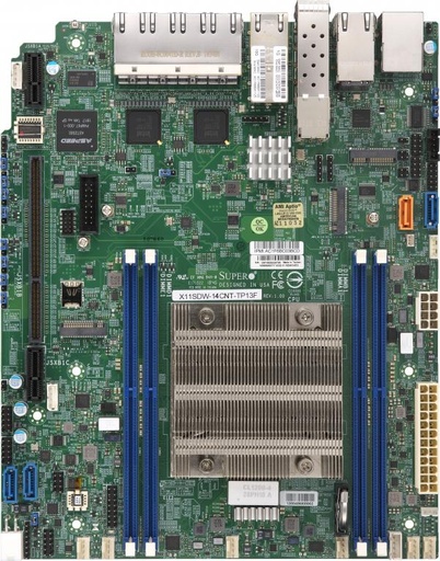 [MBD-X11SDW-14CNT-TP13F-B] X11SDW-14CNT-TP13F,Intel SKL XeonD Soc,4xDDR4 2400MHz